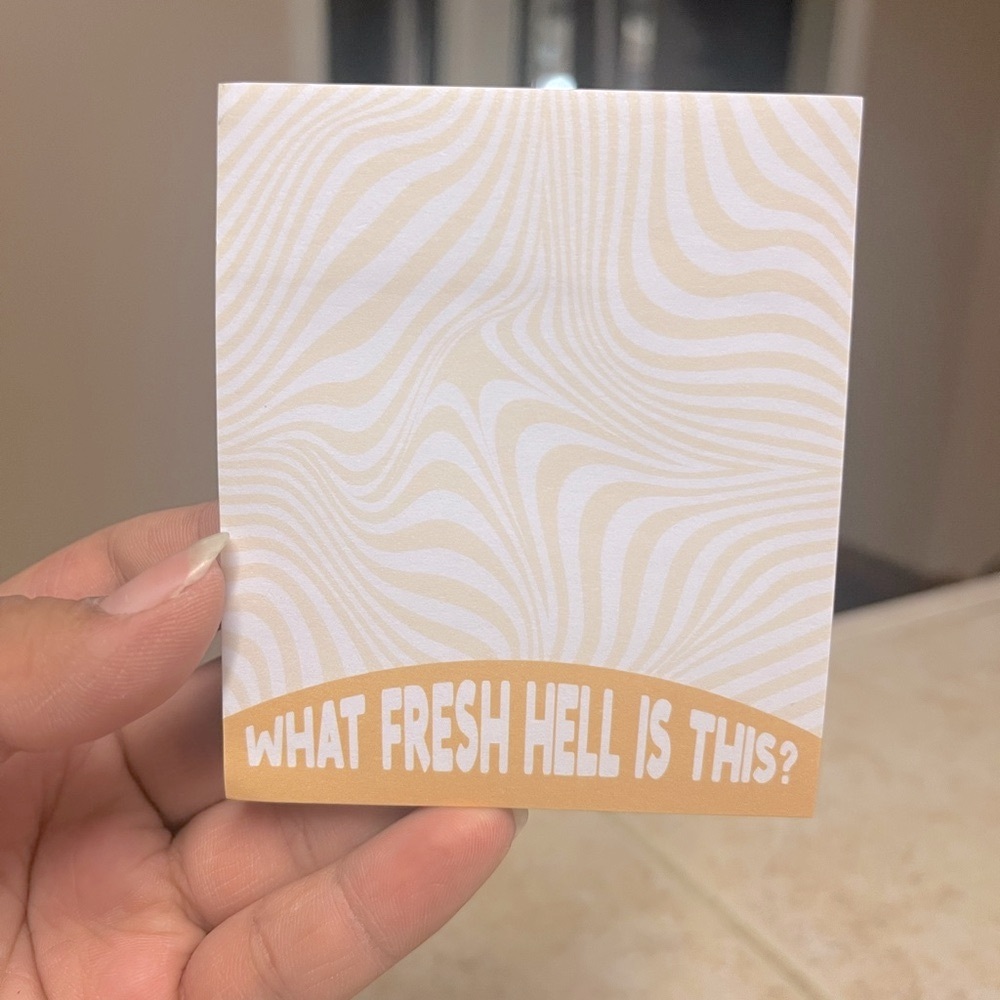 New! Adult note pads ( Pick one)